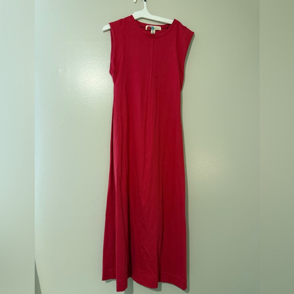 Free People Beach Red Maxi Dress